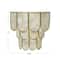 Hello Honey® 9" 4-Tier Capiz and Metal Wall Sconce